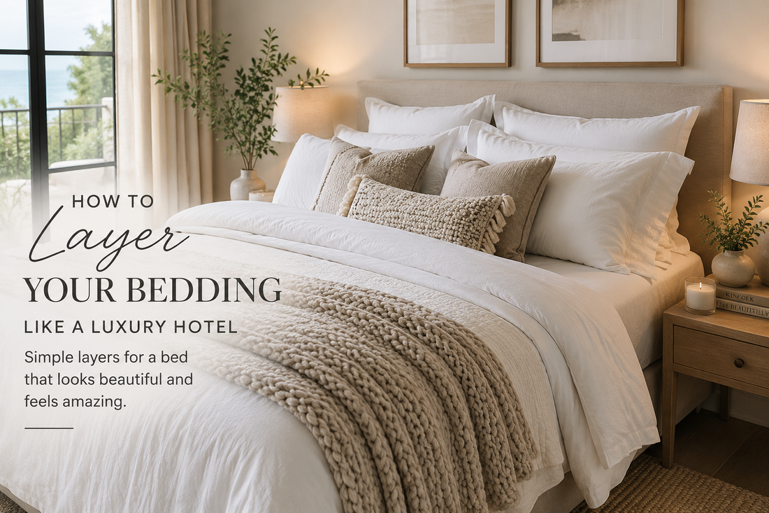 How to Layer Your Bedding Like a Luxury Hotel