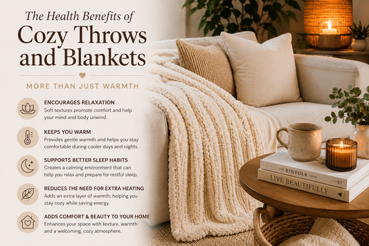 The Health Benefits of Cozy Throws and Blankets: More Than Just Warmth