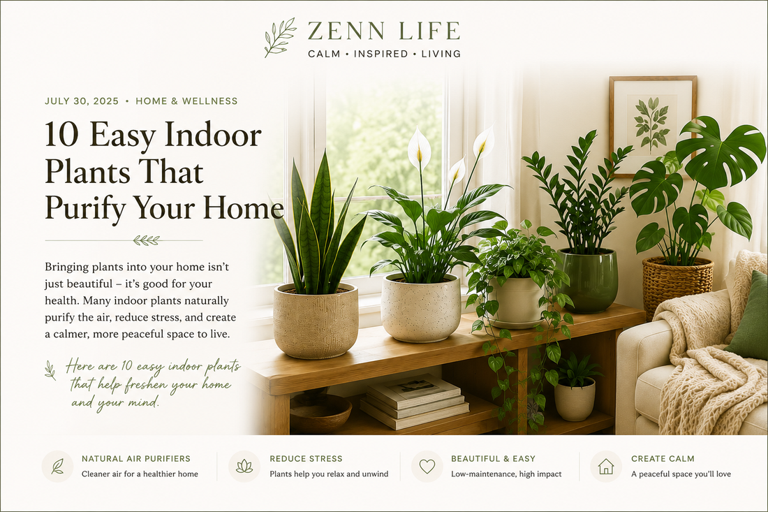 10 Easy Indoor Plants That Purify Your Home Naturally