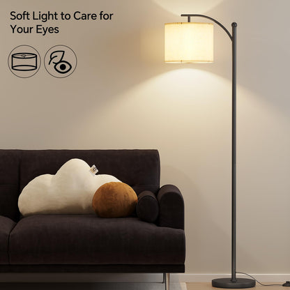 Modern Arc Floor Lamp with 3 Light Settings