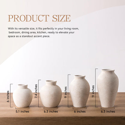Vanselia Rustic Ceramic Decorative Vase