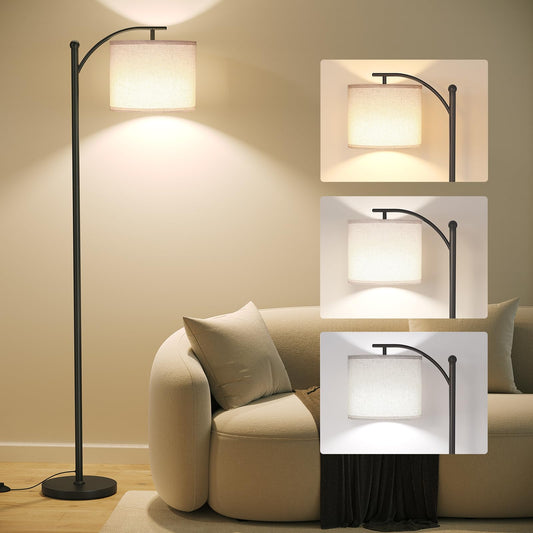 Modern Arc Floor Lamp with 3 Light Settings
