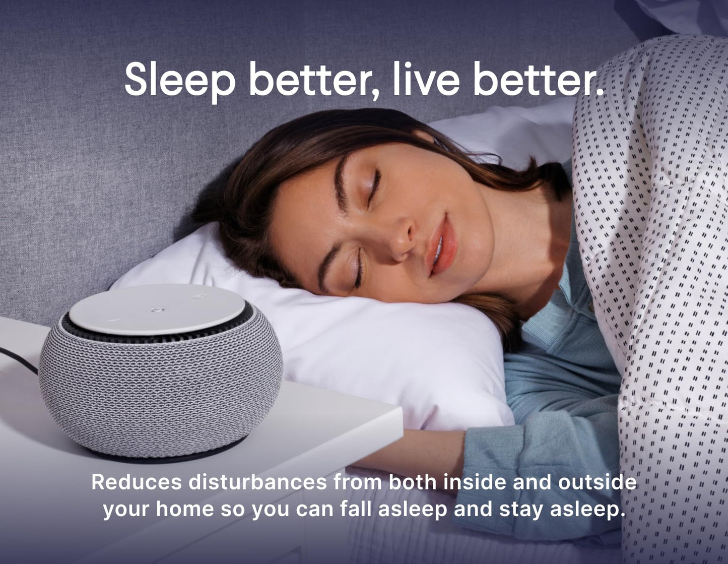 Smart White Noise Machine with Real Fan for Better Sleep