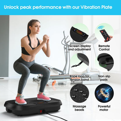 SoftGym Vibration Plate for Home Fitness, Recovery & Lymphatic Wellness