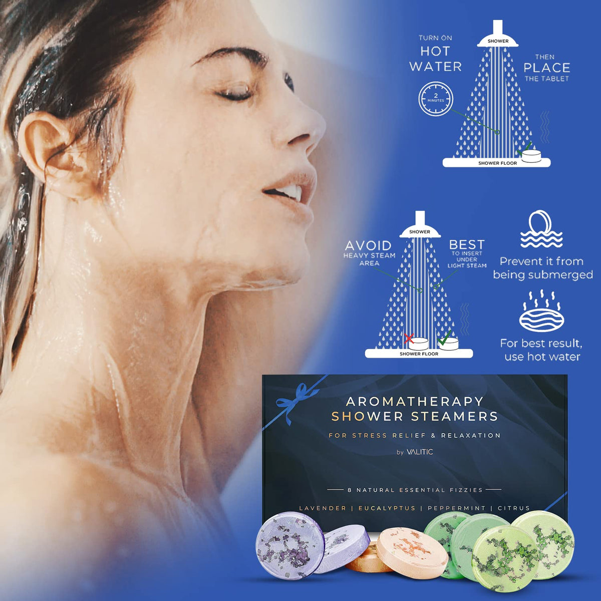 romatherapy Shower Steamers – 4 Scents