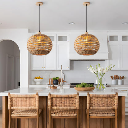 Boho Rattan Pendant Light | Zenn Life
