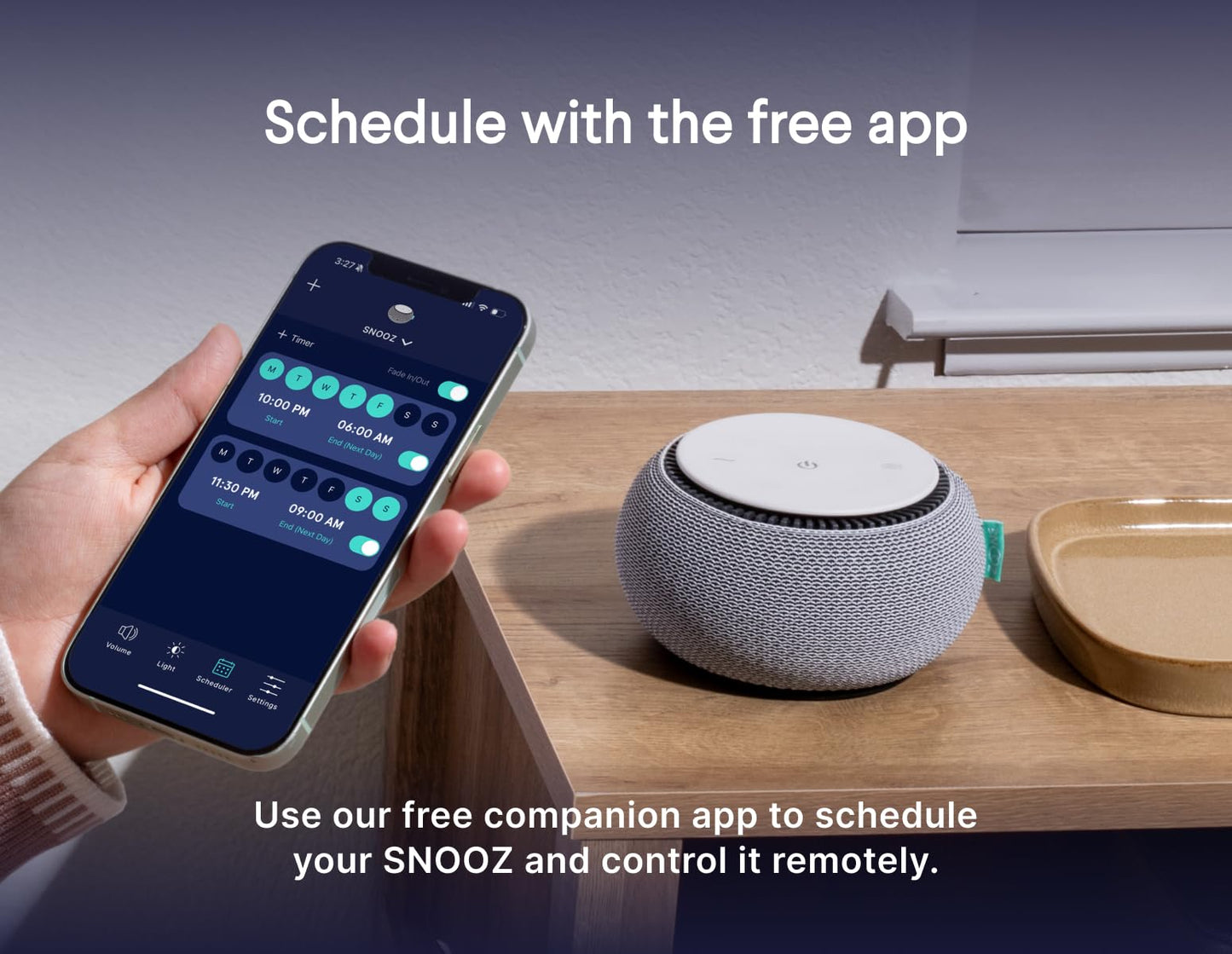 Smart White Noise Machine with Real Fan for Better Sleep