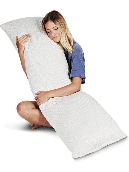 Full Body Pillow for Side Sleepers – Cooling Memory Foam | 20 x 54 in