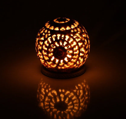 Hand Carved Soapstone Tealight Candle Holder