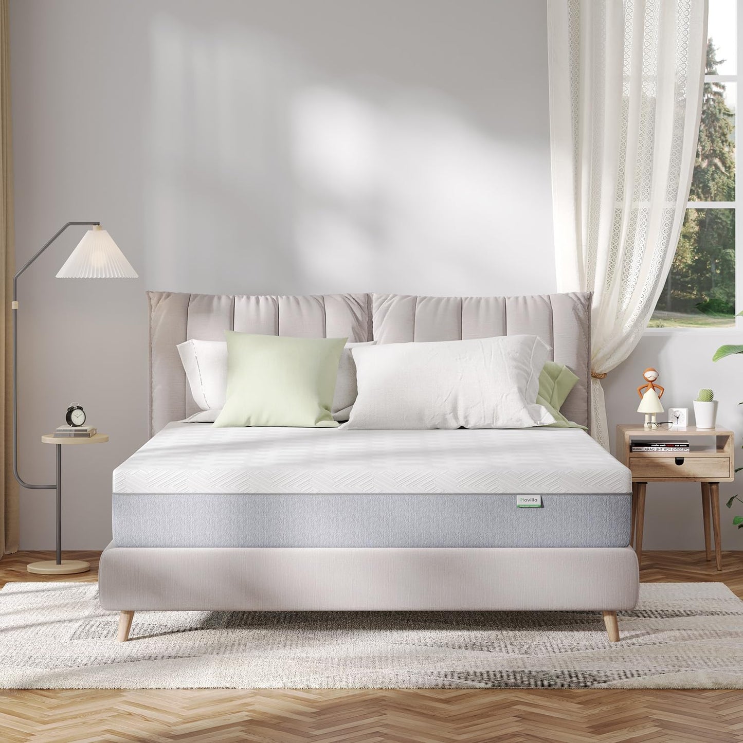 Novilla 10" Gel Memory Foam Queen Mattress