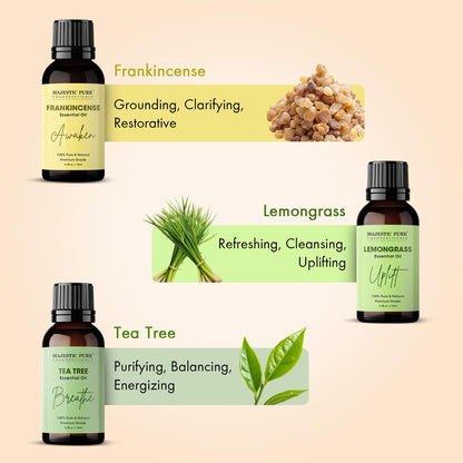 Majestic Pure Yoga Essential Oil Gift Set - Pack of 6
