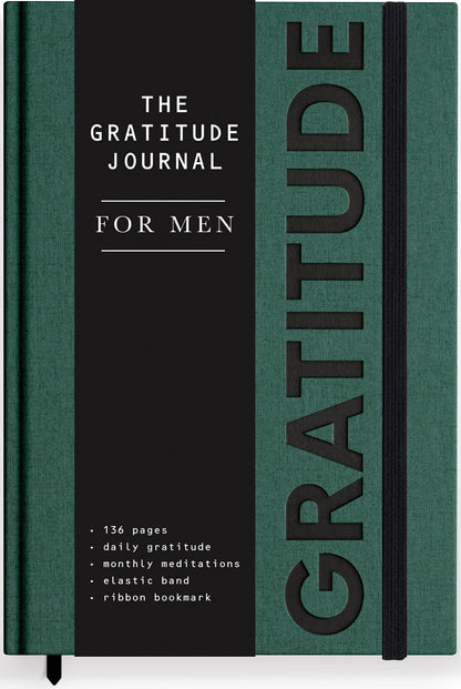 Gratitude Journal for Men: A Daily 5 Minute Guide for Mindfulness, Positivity, Leadership and Self Care (Premium Keepsake Edition)