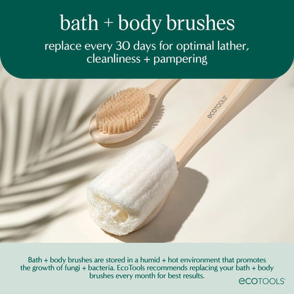 EcoTools Dry Body Brush for Exfoliation & Lymphatic Drainage