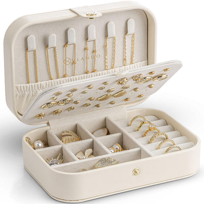 Travel Jewellery Case – Beige
