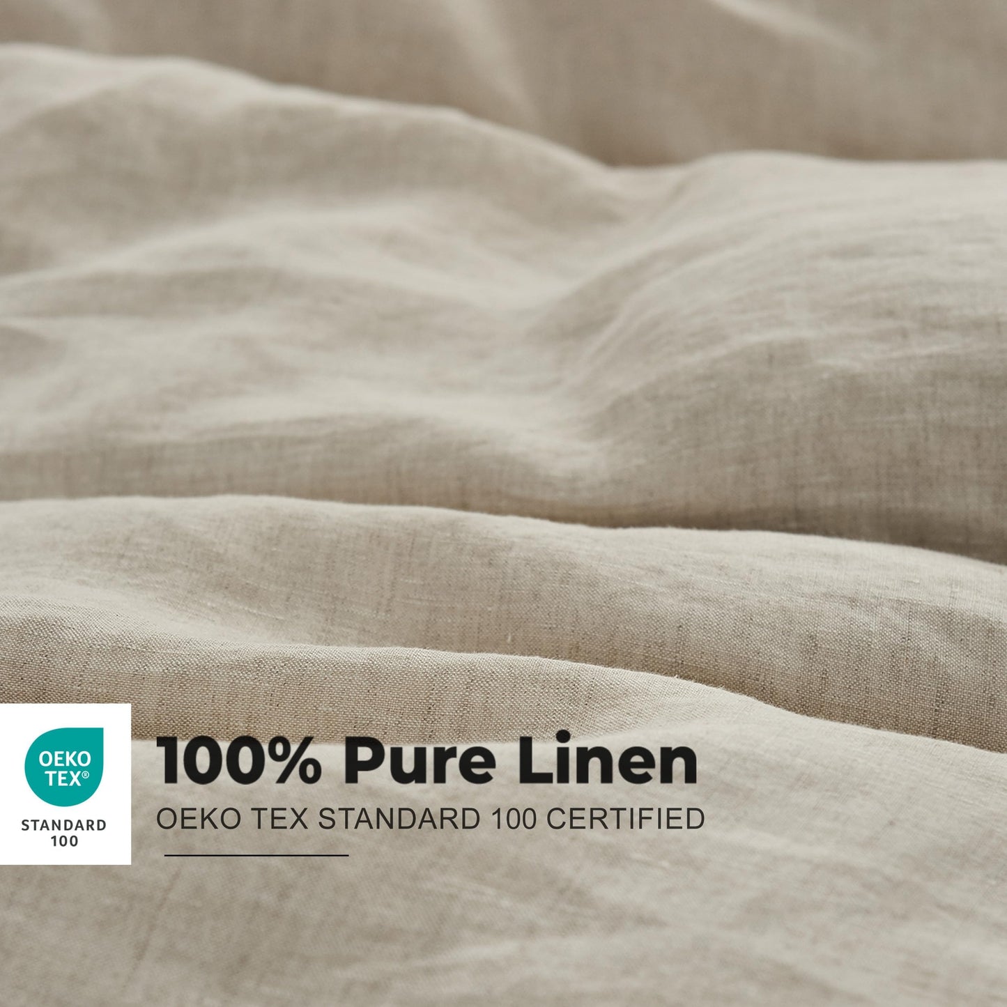 Simple&Opulence Washed Linen Duvet Cover Set – King