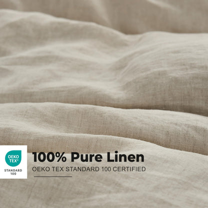 Simple&Opulence Washed Linen Duvet Cover Set – King