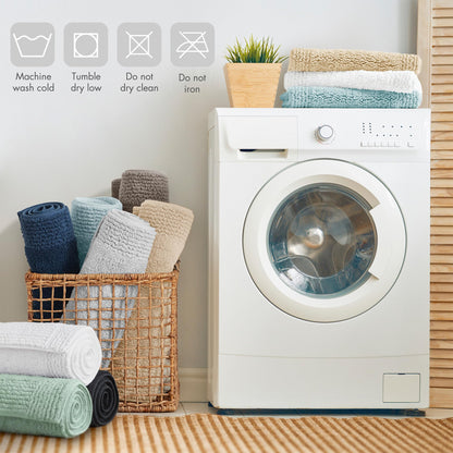 Madison Park Reversible Cotton Bath Rug 3000 GSM