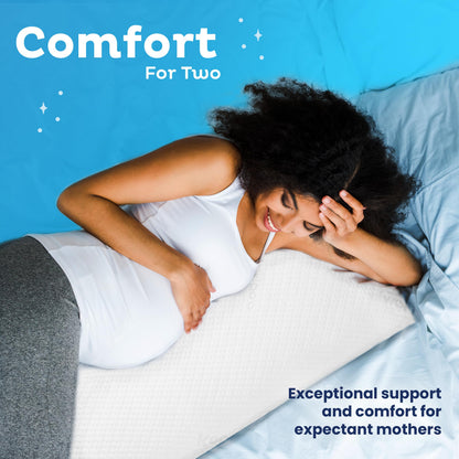 Full Body Pillow for Side Sleepers – Cooling Memory Foam | 20 x 54 in