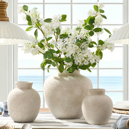 Vanselia Rustic Ceramic Decorative Vase