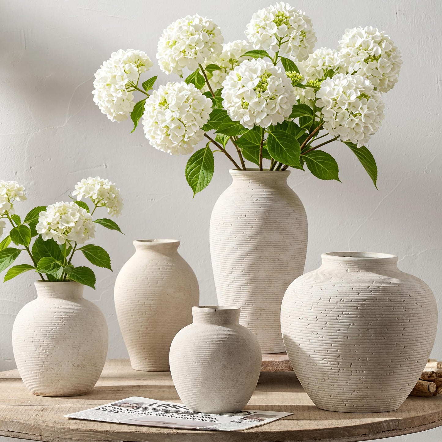 Vanselia Rustic Ceramic Decorative Vase
